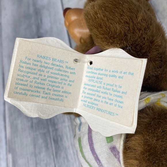 Rare Raikes Bears Nursery Miniatures 1990 - Picture 7 of 11